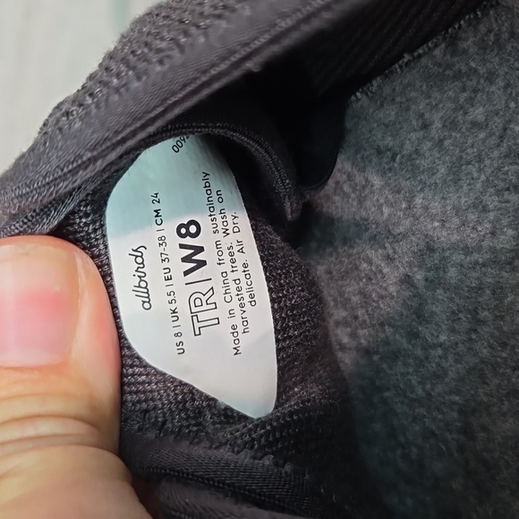 Allbirds Women Tree Runner Running Wool Sneakers shoes sz 8 - Picture 11 of 11